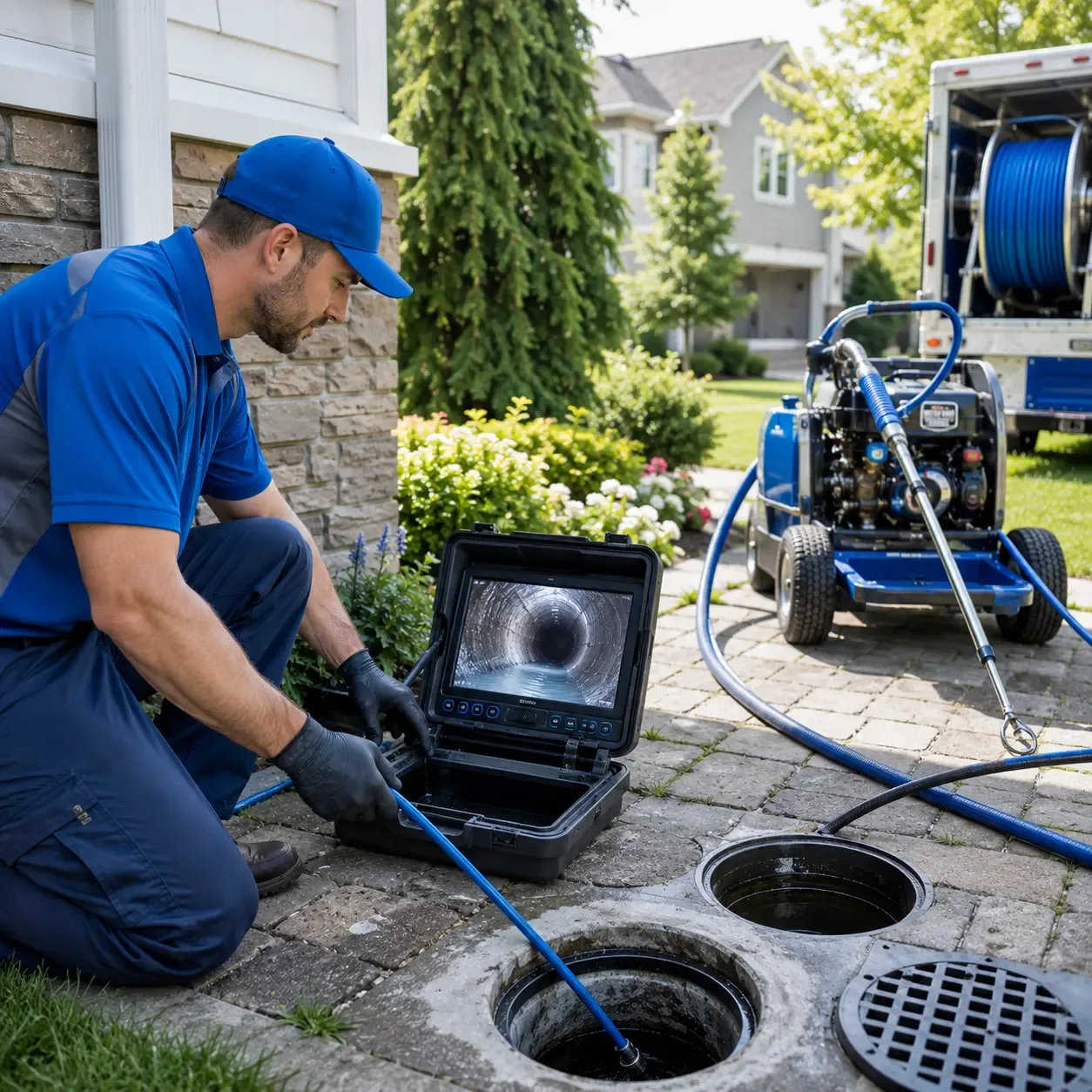 Outdoor drain cleaning professionals serving Dover Foxcroft, ME